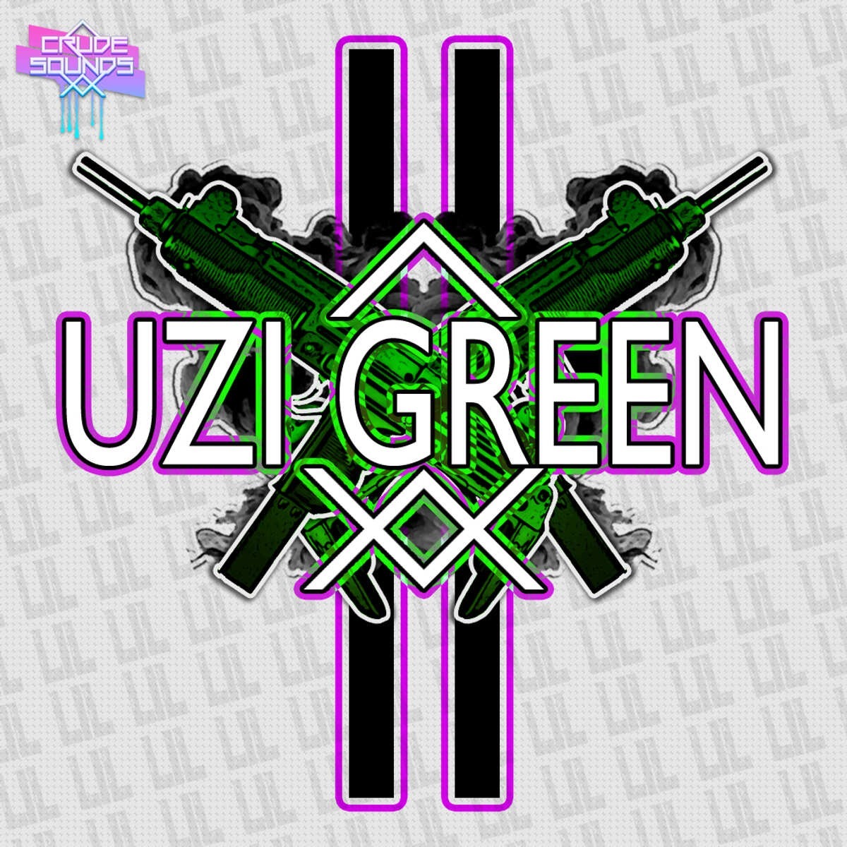 Crude Sounds - Uzi Green 2 Sample Packs Software GUI Artwork